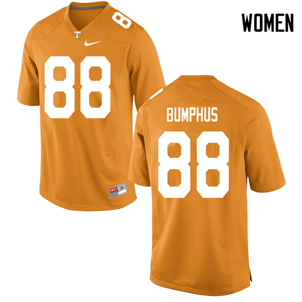 Women #88 LaTrell Bumphus Tennessee Volunteers College Football Jerseys Sale-Orange